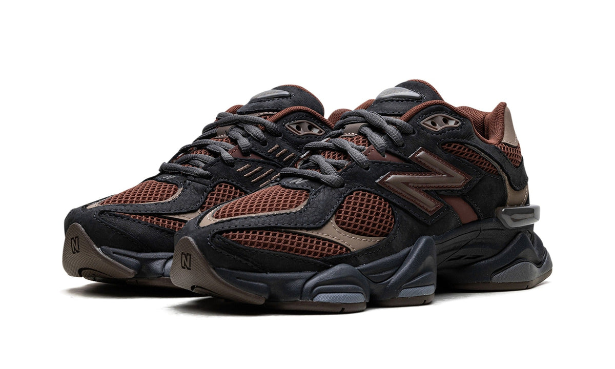 New Balance 9060 Sneakers in Black & Dark Brown