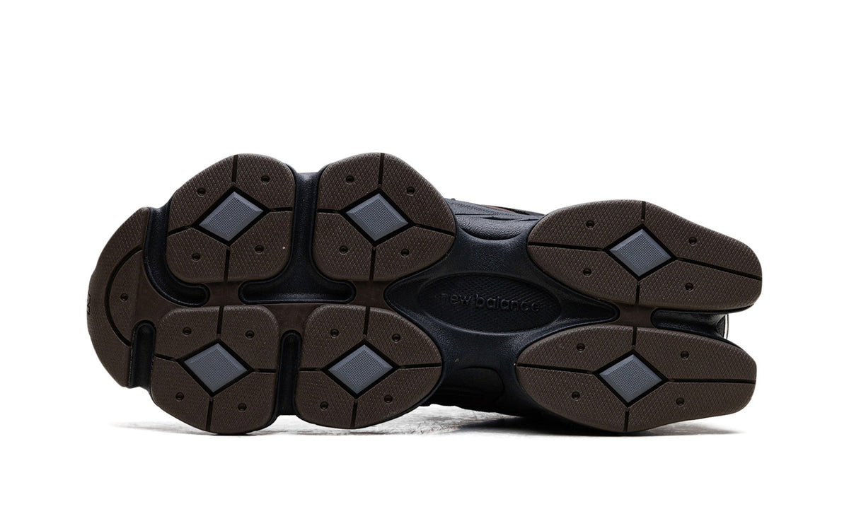 New Balance 9060 Sneakers in Black & Dark Brown