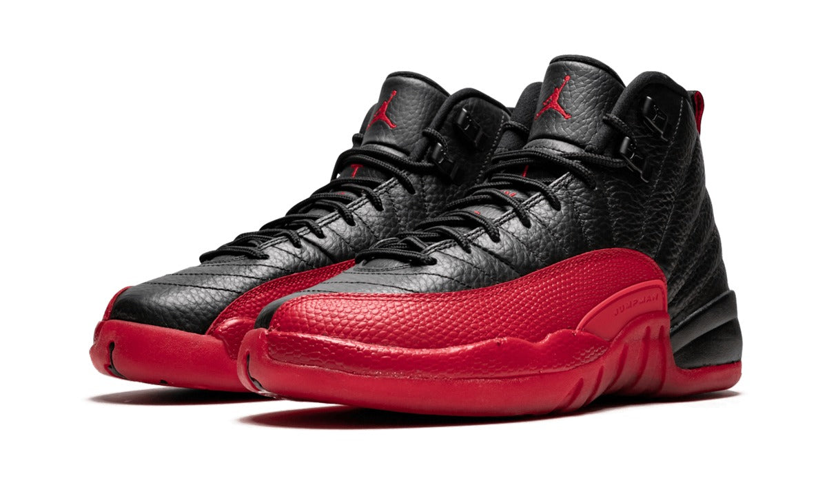 Air Jordan 12 High-Top Sneakers – Black & Red