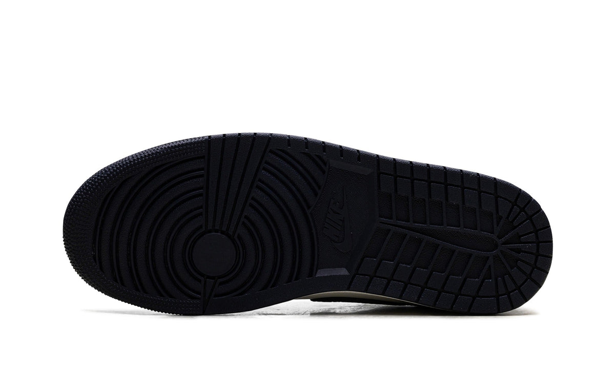Air Jordan 1 Low Sneakers in Black, White & Royal Blue