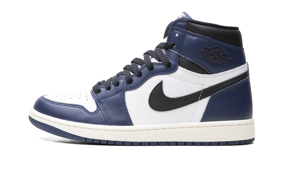Air Jordan 1 High Sneakers – Navy, White & Black