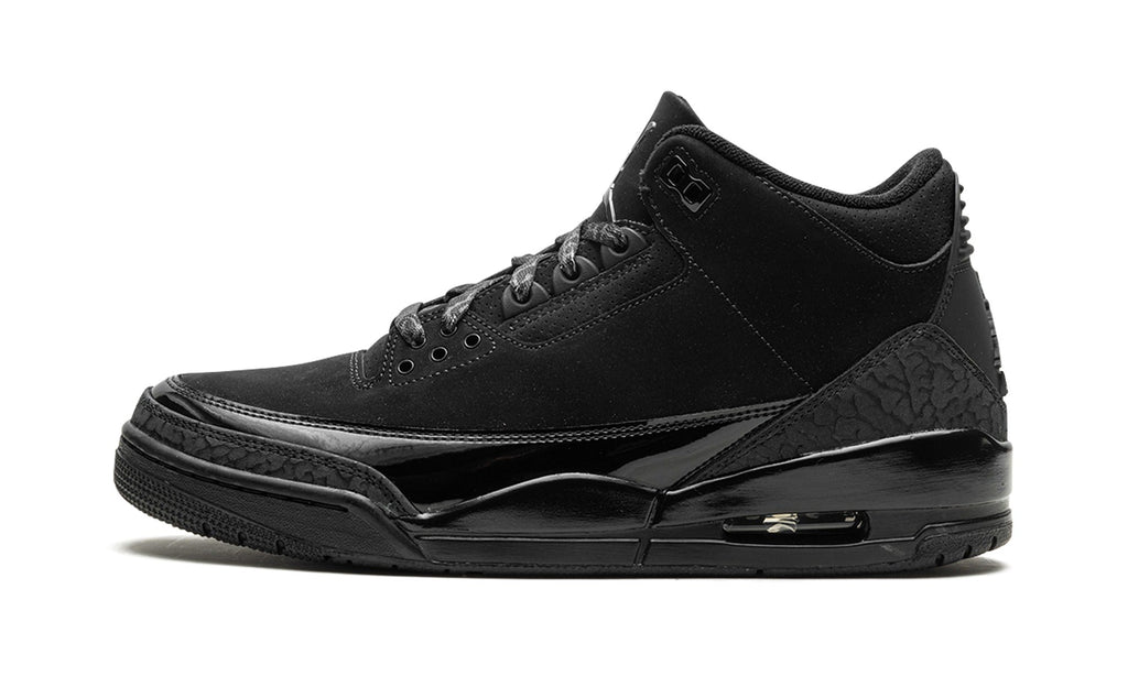 Air Jordan 3 Sneakers – Triple Black