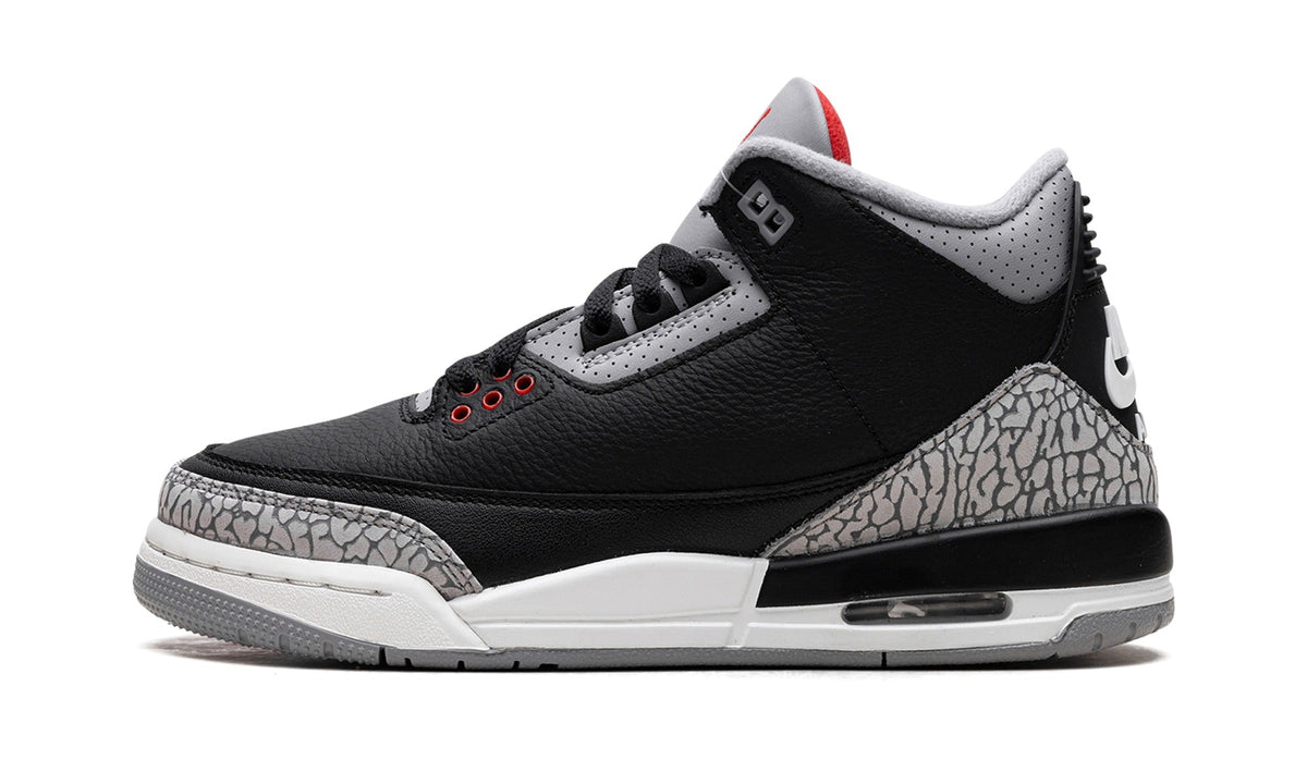Air Jordan 3 Sneakers – Black Cement
