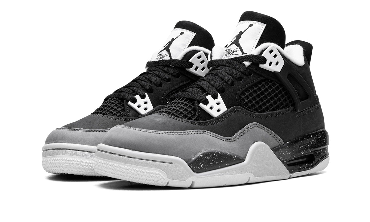 Air Jordan 4 Sneakers in Black & White