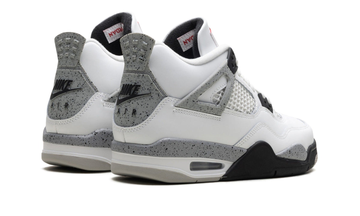 Air Jordan 4 Sneakers – White Cement