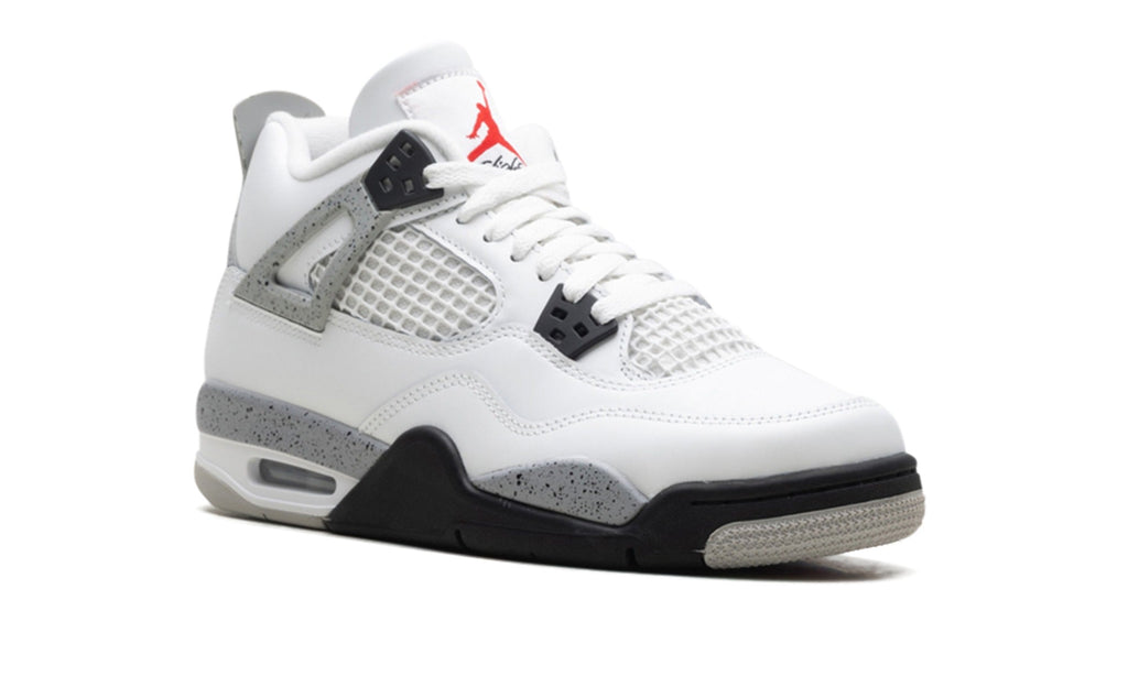 Air Jordan 4 Sneakers – White Cement
