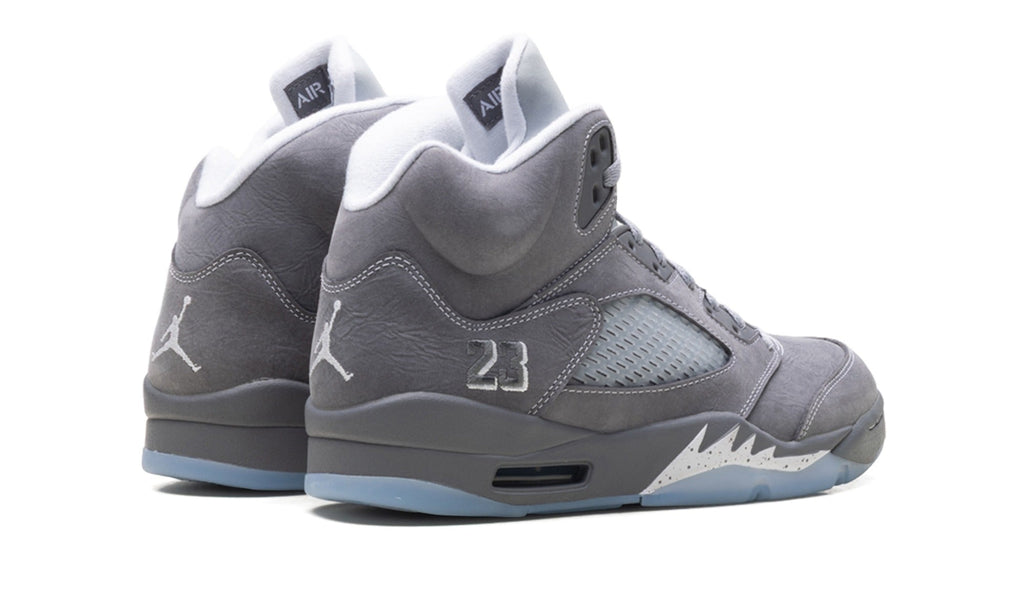 Air Jordan 5 Sneakers – Grey, Silver & Ice Blue