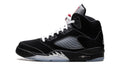 Air Jordan 5 Sneakers – Black & Metallic Silver