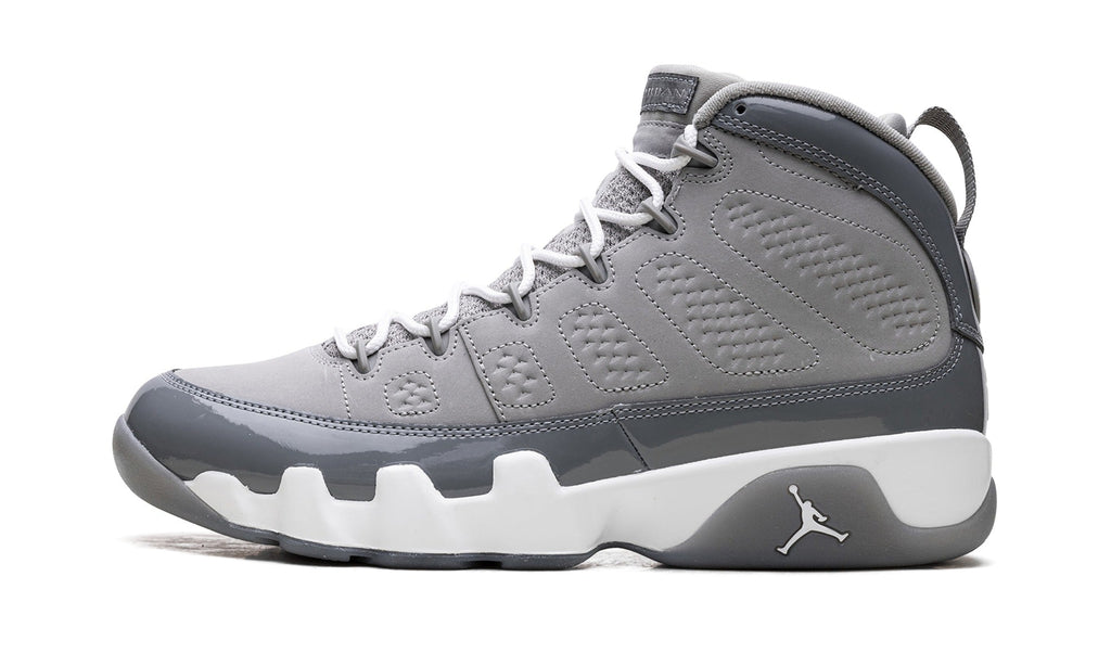 Air Jordan 9 Sneakers – Grey, Charcoal & White
