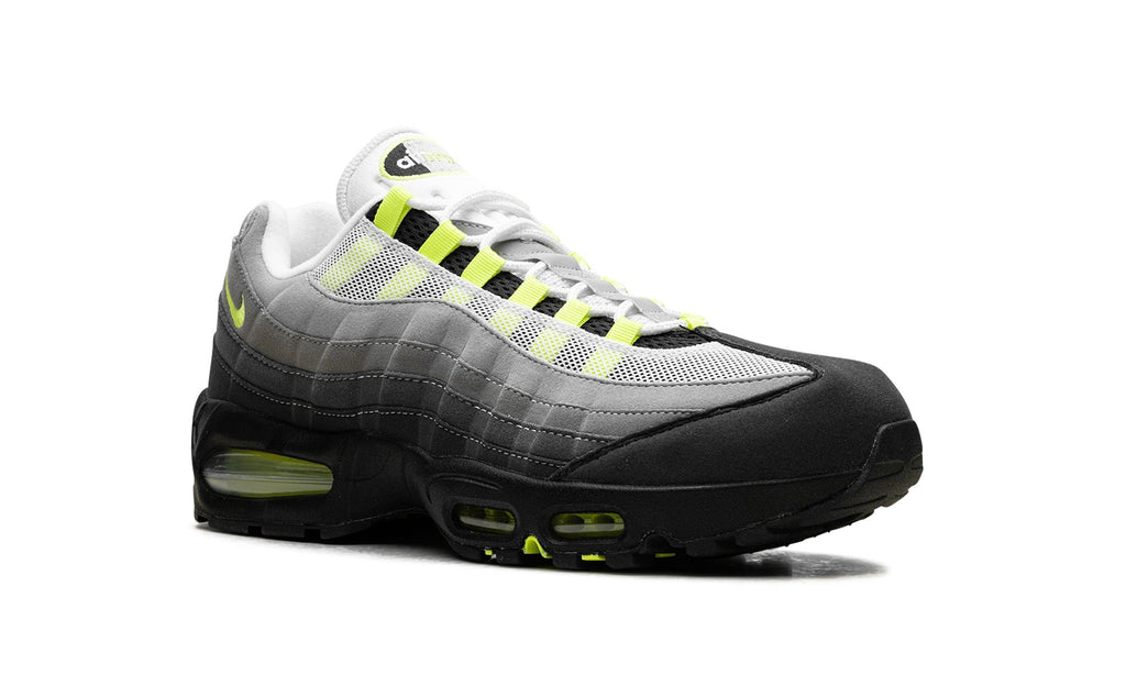 Nike Air Max 95 Sneakers – Gray, Black & Neon Yellow