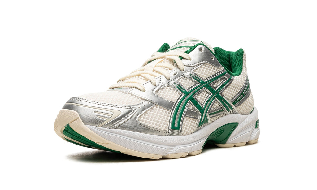 ASICS GEL-1130 Sneakers – Cream, Silver & Green
