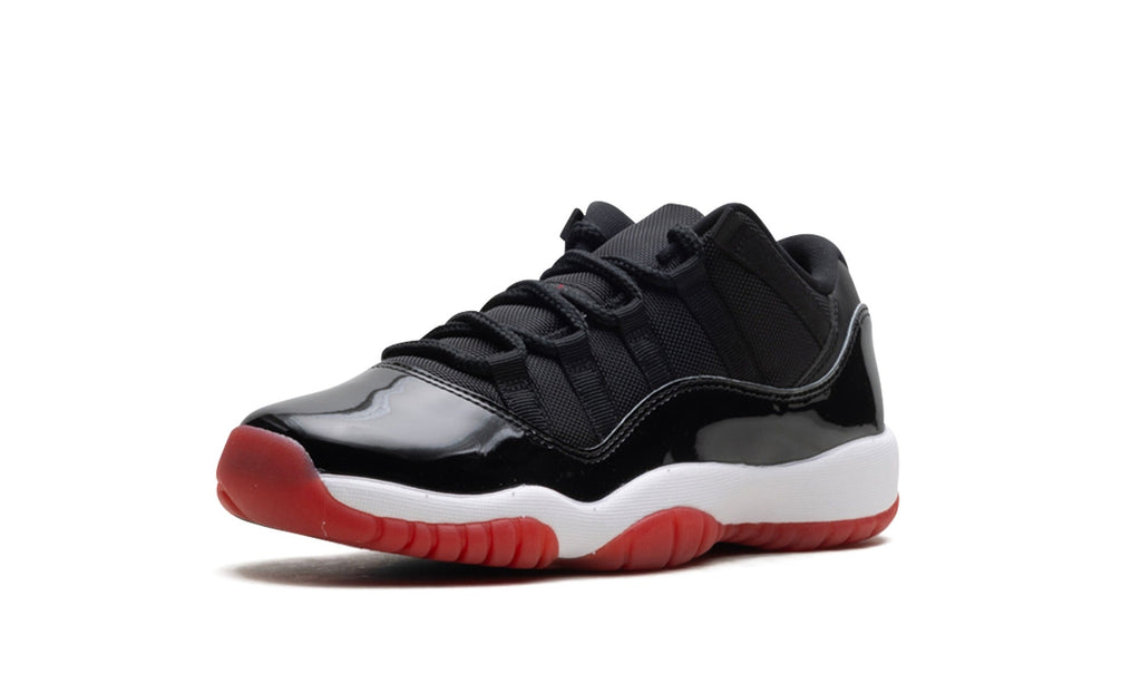 Air Jordan 11 Low Sneakers - Black, White & Red