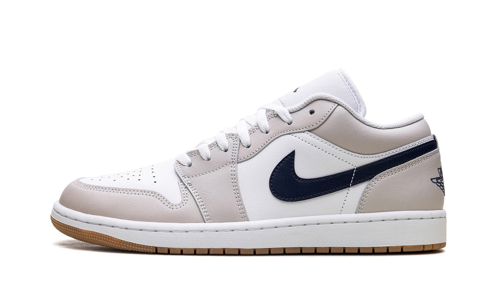 Jordan Off-White Low-Top Sneakers with Beige Overlays