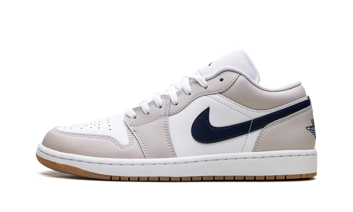 Jordan Off-White Low-Top Sneakers with Beige Overlays