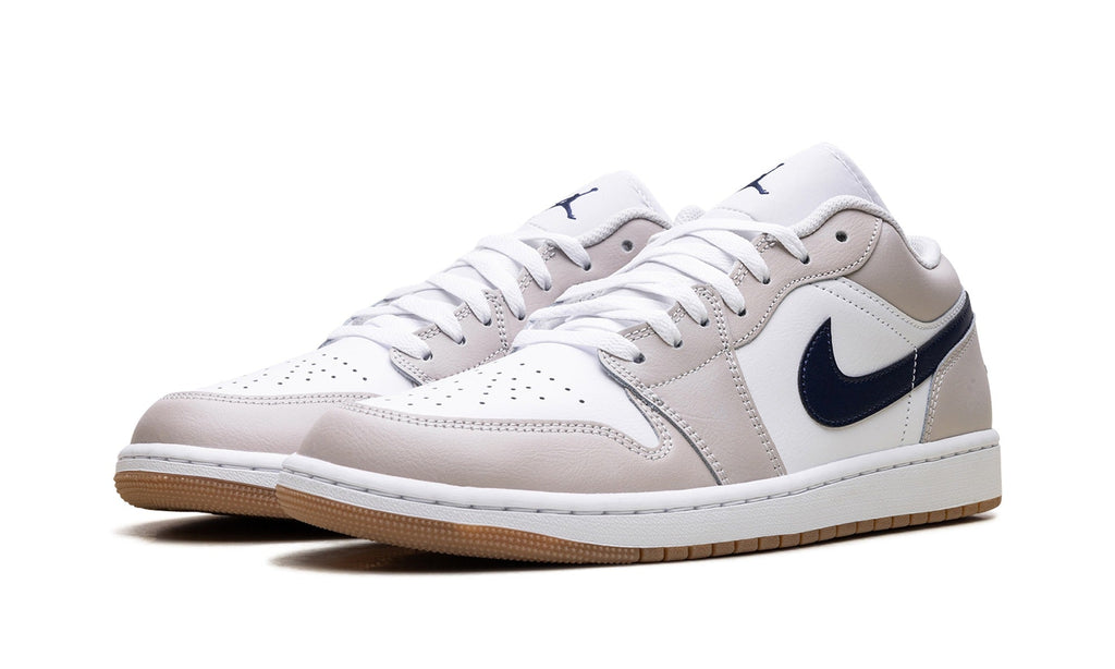 Jordan Off-White Low-Top Sneakers with Beige Overlays
