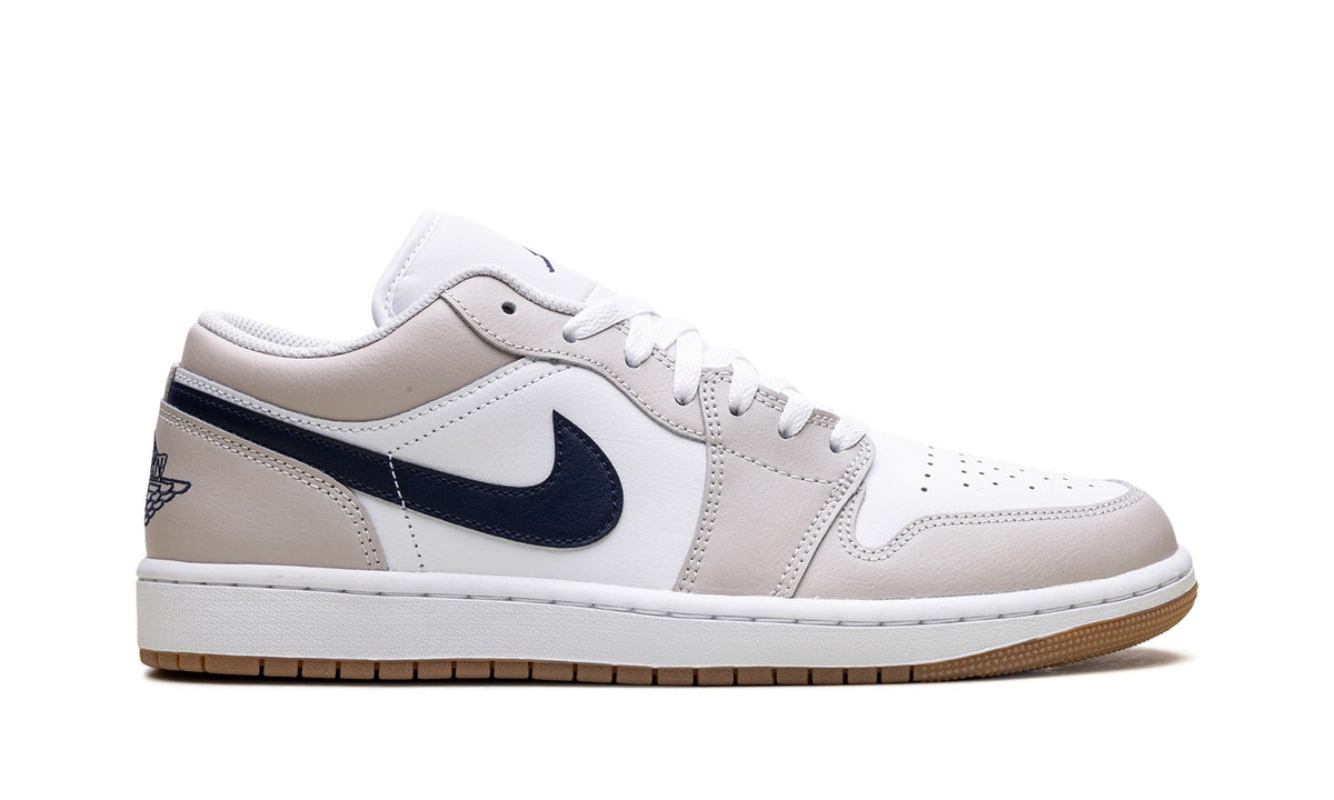 Jordan Off-White Low-Top Sneakers with Beige Overlays