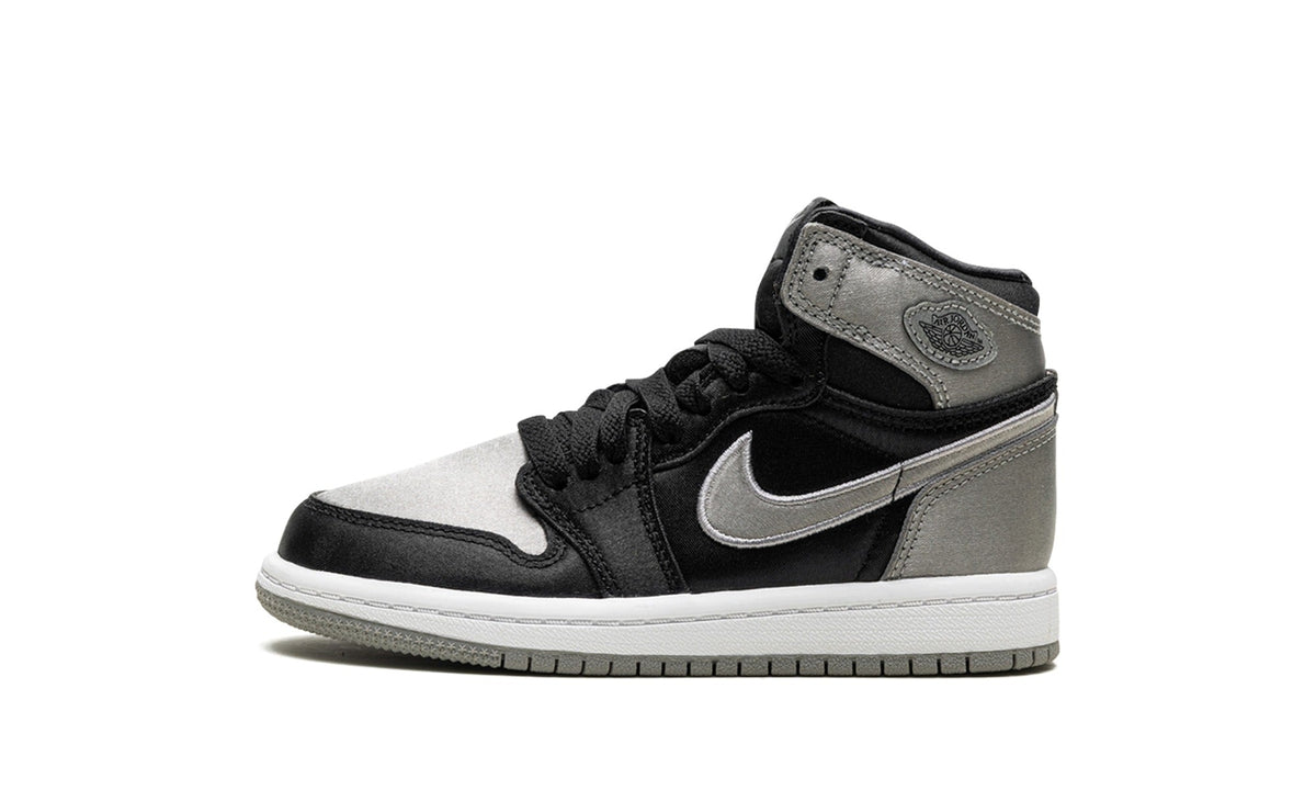 Air Jordan 1 High-Top Sneakers – Black, Gray & White