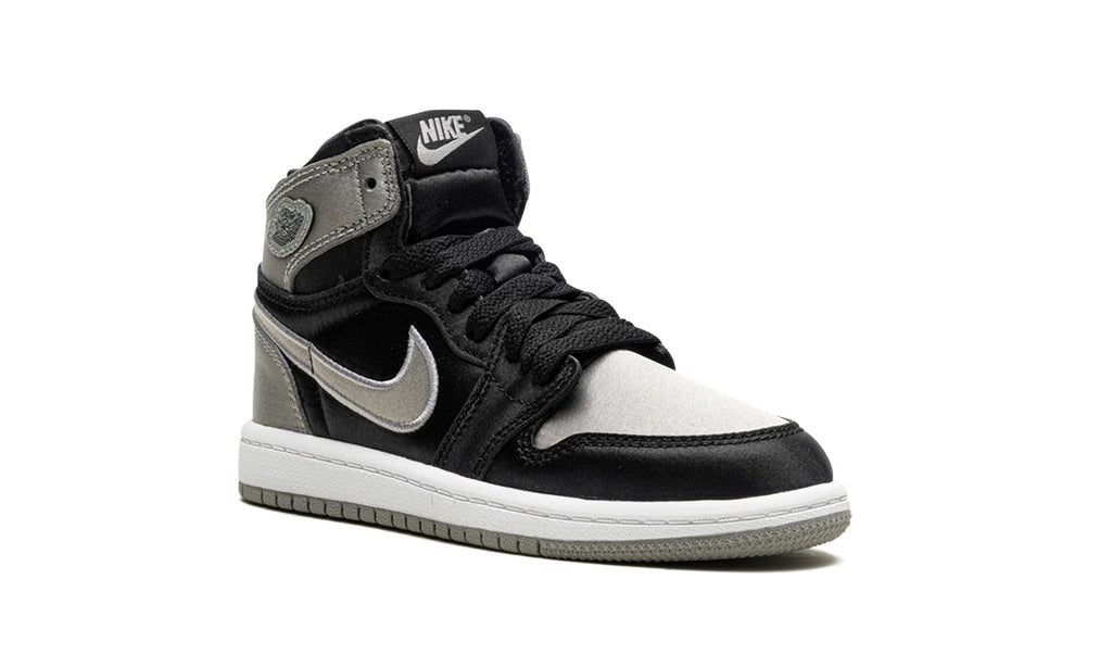 Air Jordan 1 High-Top Sneakers – Black, Gray & White
