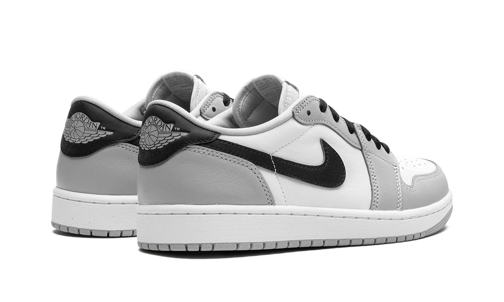 Air Jordan 1 Retro Low OG Sneakers in White, Grey & Black