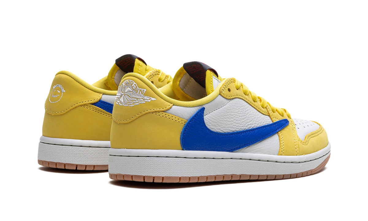 Air Jordan 1 Low Sneakers – Yellow, White & Blue