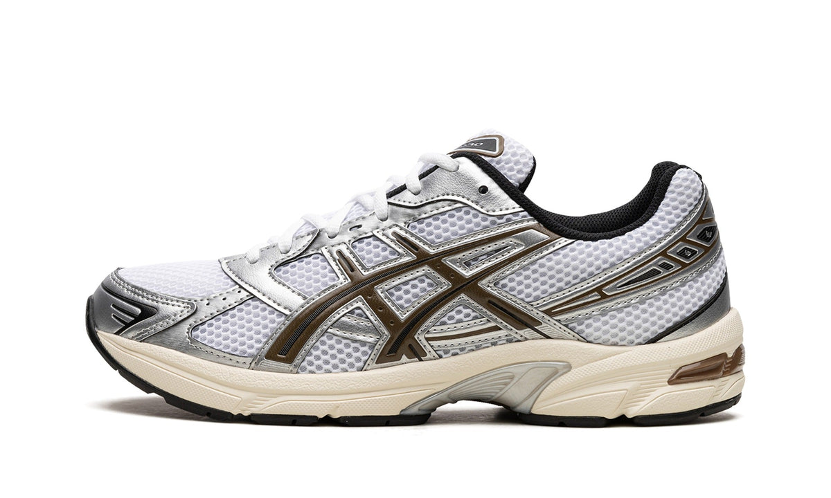 ASICS GEL-1130 Sneakers – White, Silver & Brown