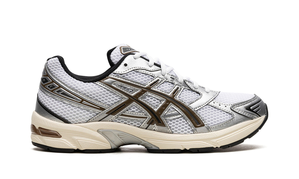 ASICS GEL-1130 Sneakers – White, Silver & Brown
