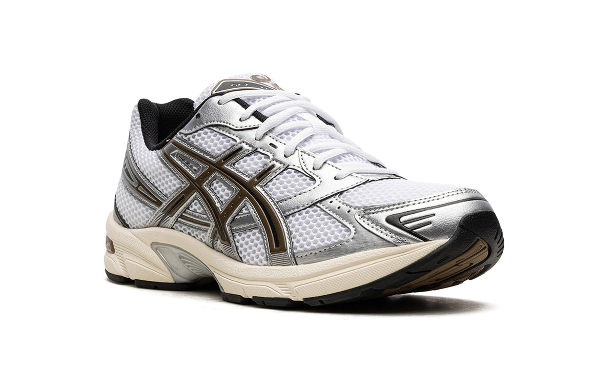 ASICS GEL-1130 Sneakers – White, Silver & Brown