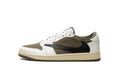 Travis Scott x Air Jordan 1 Low Sneakers – Olive, White & Black