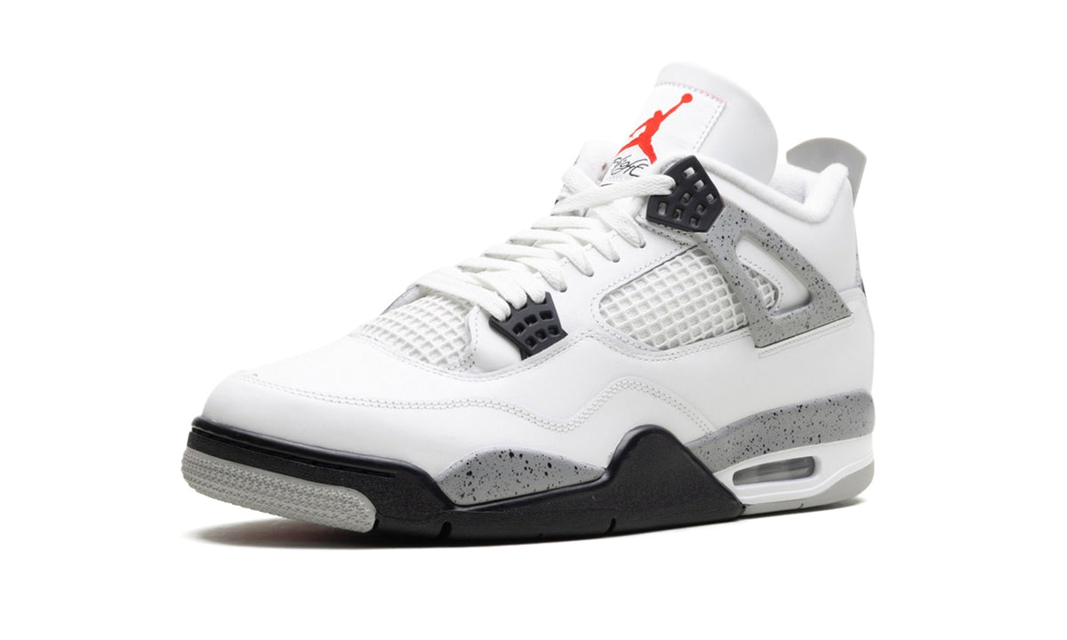 Air Jordan 4 Sneakers – White Cement