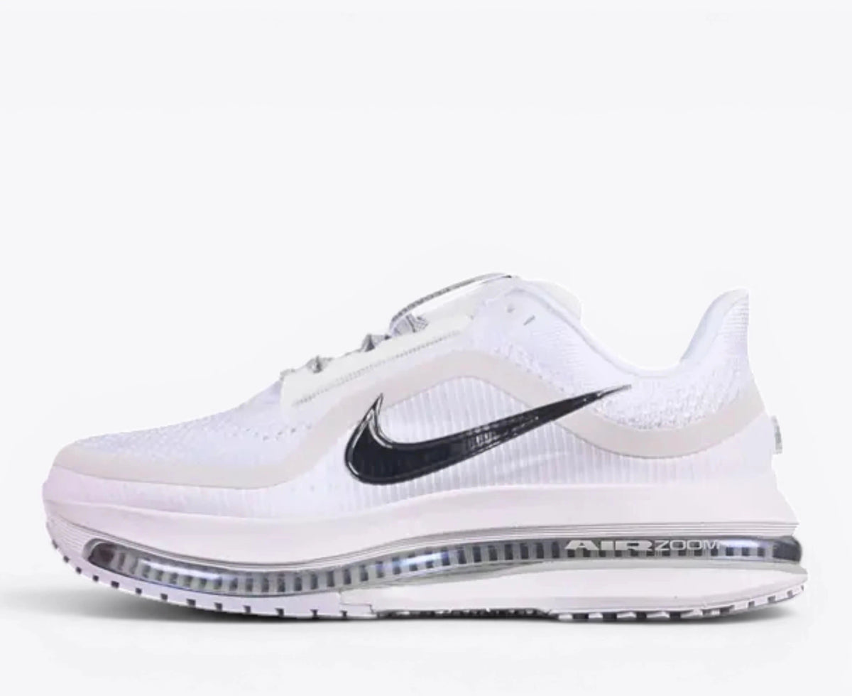 Nike Pegasus Premium Sneakers – White & Metallic Silver