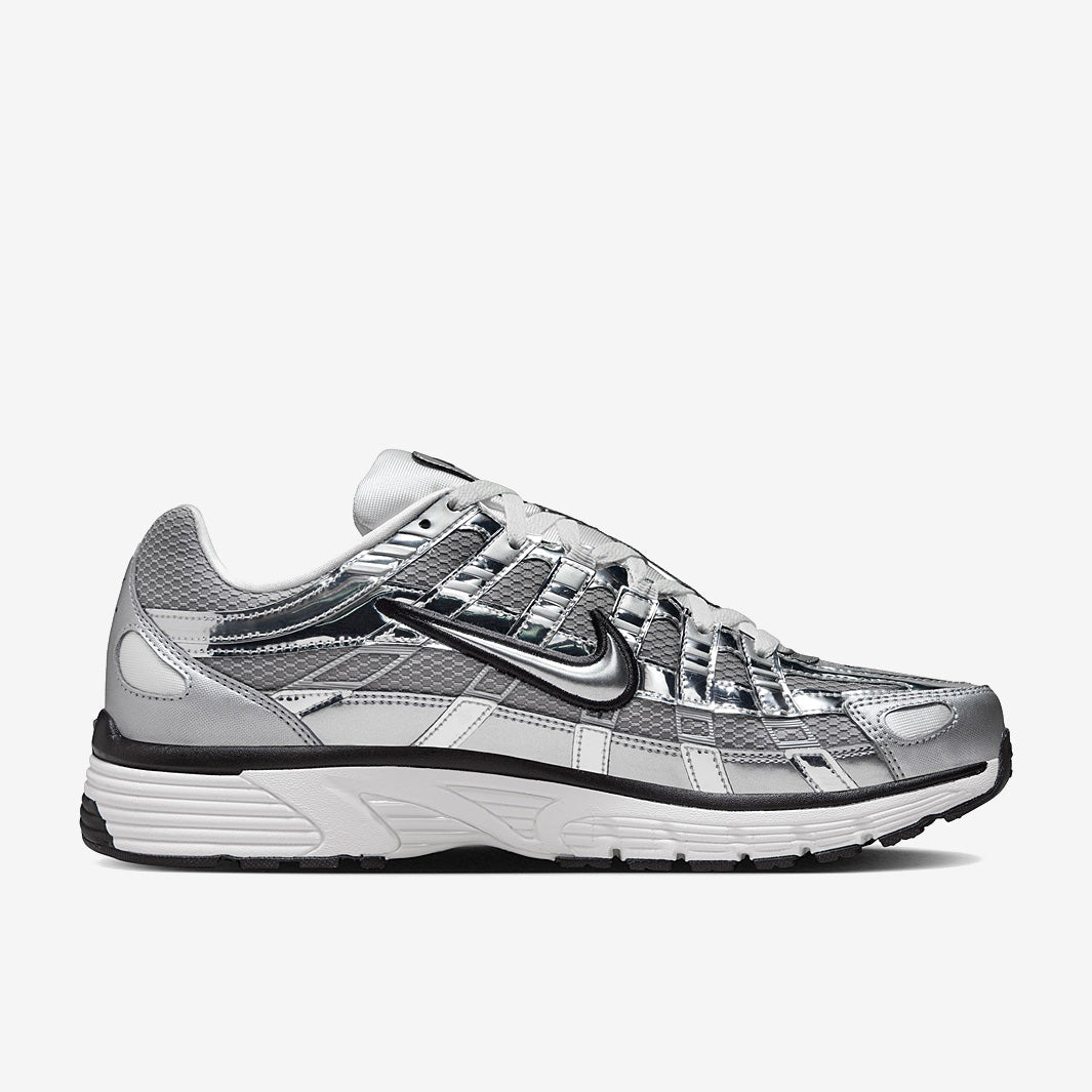 Nike P-6000 Sneakers – Metallic Silver, Grey & Black