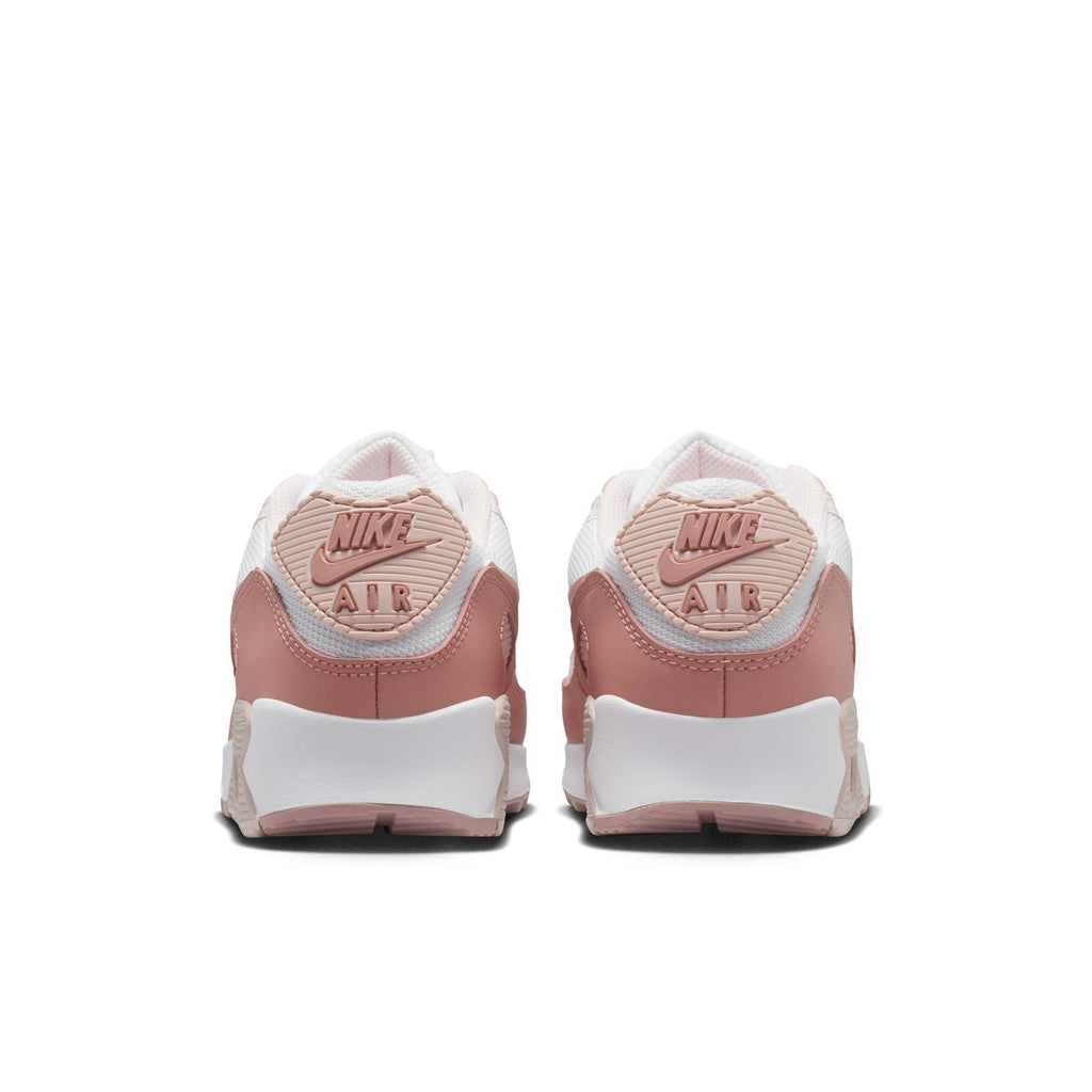 Nike Air Max 90 Sneakers – White, Blush Pink & Dusty Rose