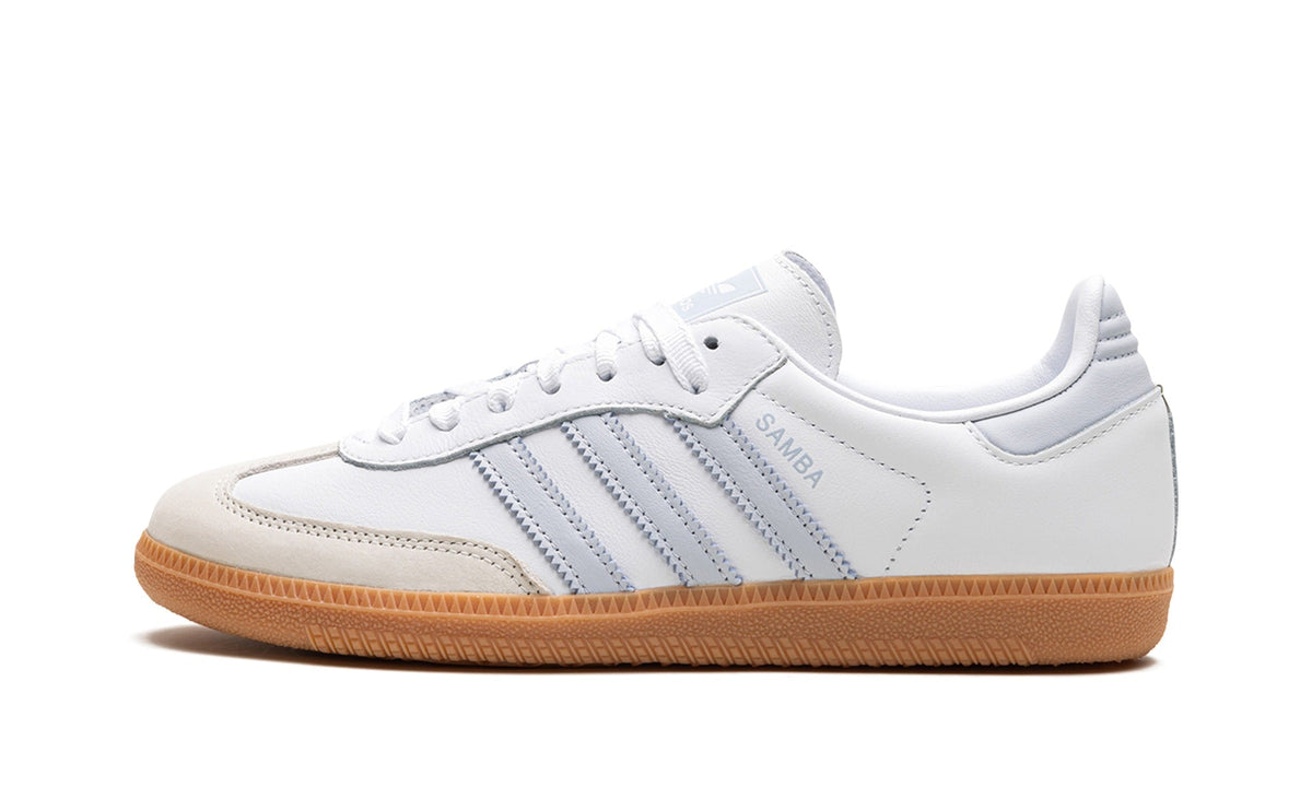 adidas Samba Sneakers – White, Light Gray & Gum