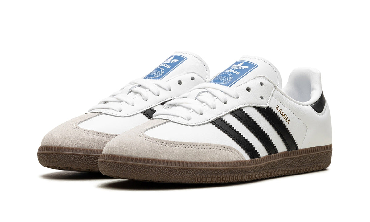 adidas Samba OG Sneakers in White, Black & Gum