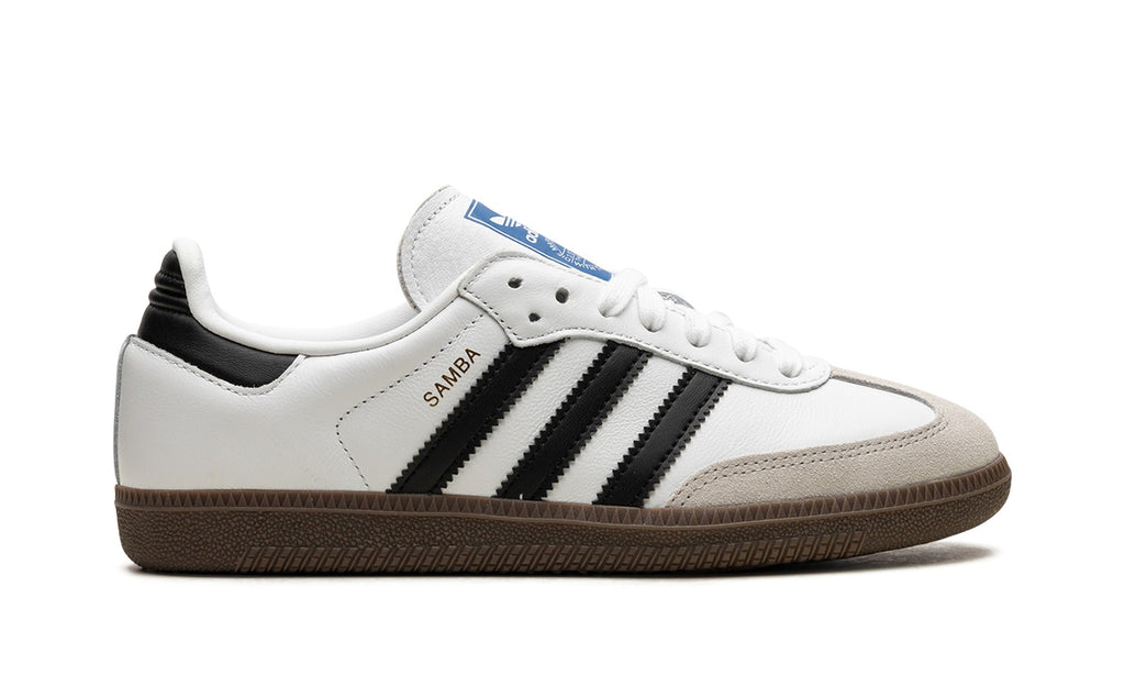 adidas Samba OG Sneakers in White, Black & Gum