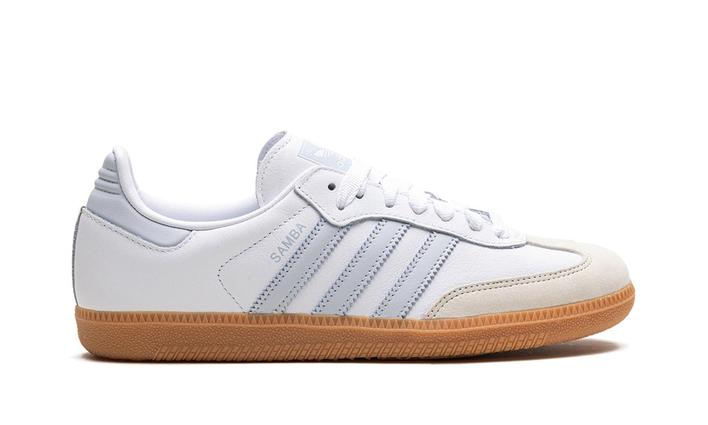 adidas Samba Sneakers – White, Light Gray & Gum