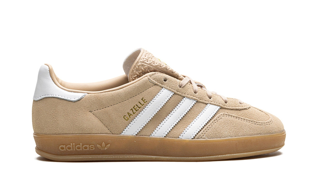 adidas Gazelle Sneakers – Beige, White & Gum