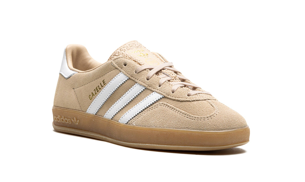 adidas Gazelle Sneakers – Beige, White & Gum