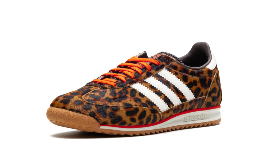 adidas SL 72 Sneakers – Leopard Print, White & Orange