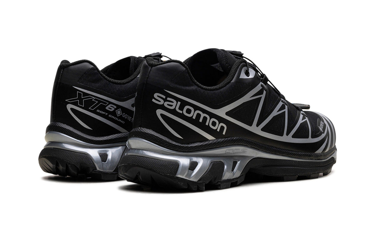 Salomon XT-6 GORE-TEX Sneakers in Black & Silver