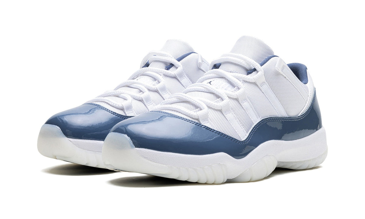 Air Jordan 11 Low Sneakers – White & Blue