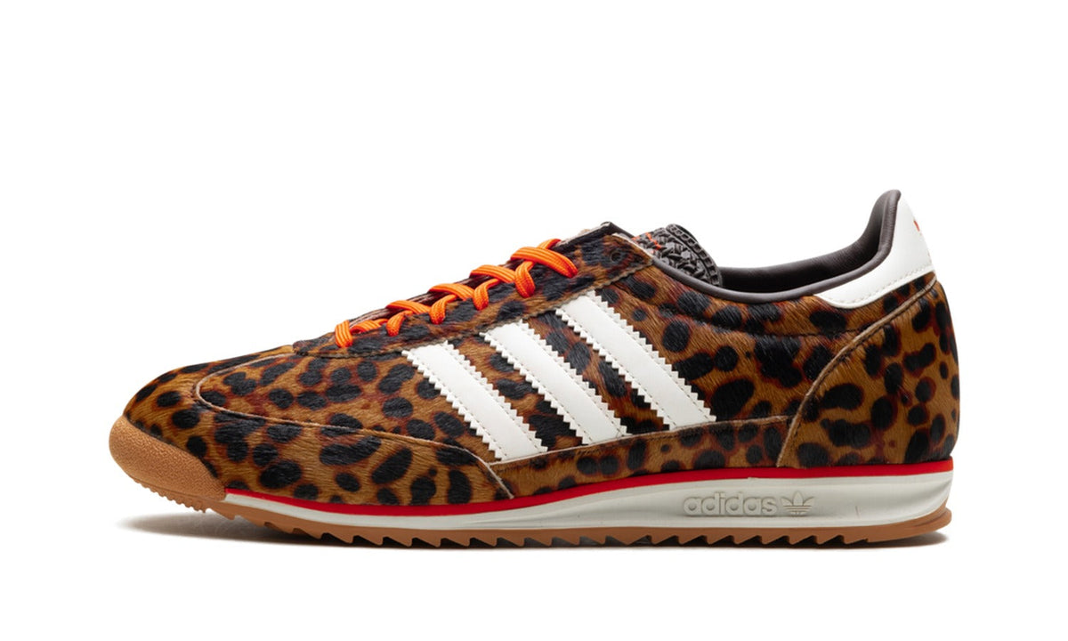 adidas SL 72 Sneakers – Leopard Print, White & Orange