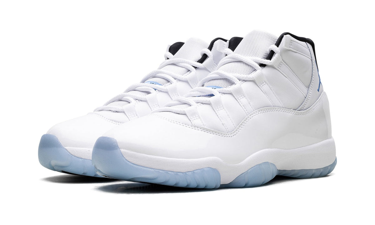 Air Jordan 11 Sneakers – White & Ice Blue