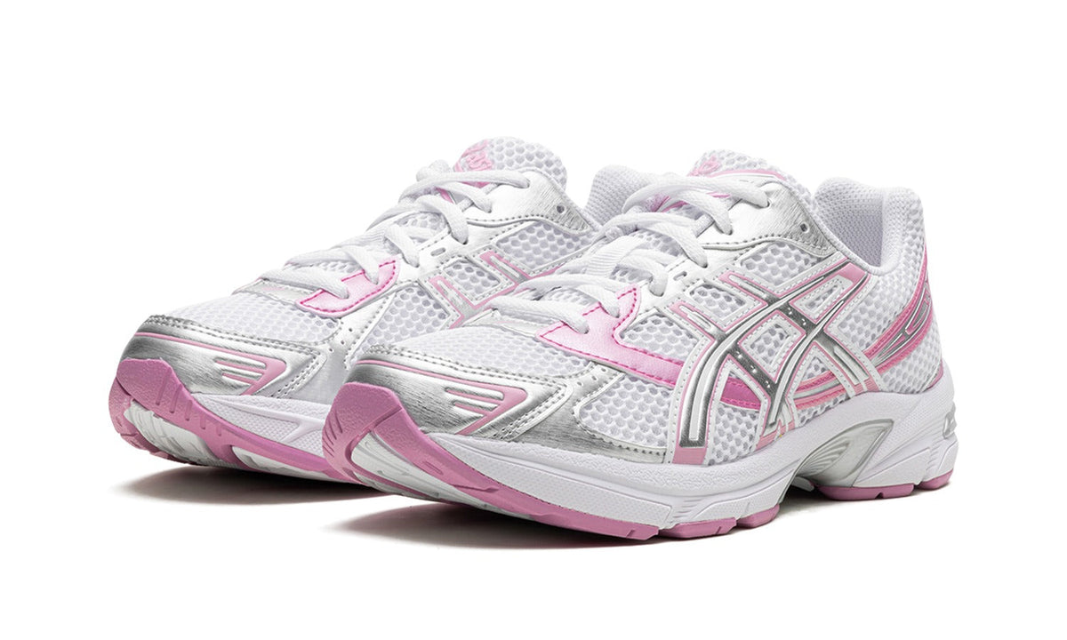 ASICS GEL-1130 Sneakers – White, Metallic Silver & Pink