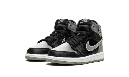 Air Jordan 1 High-Top Sneakers – Black, Gray & White
